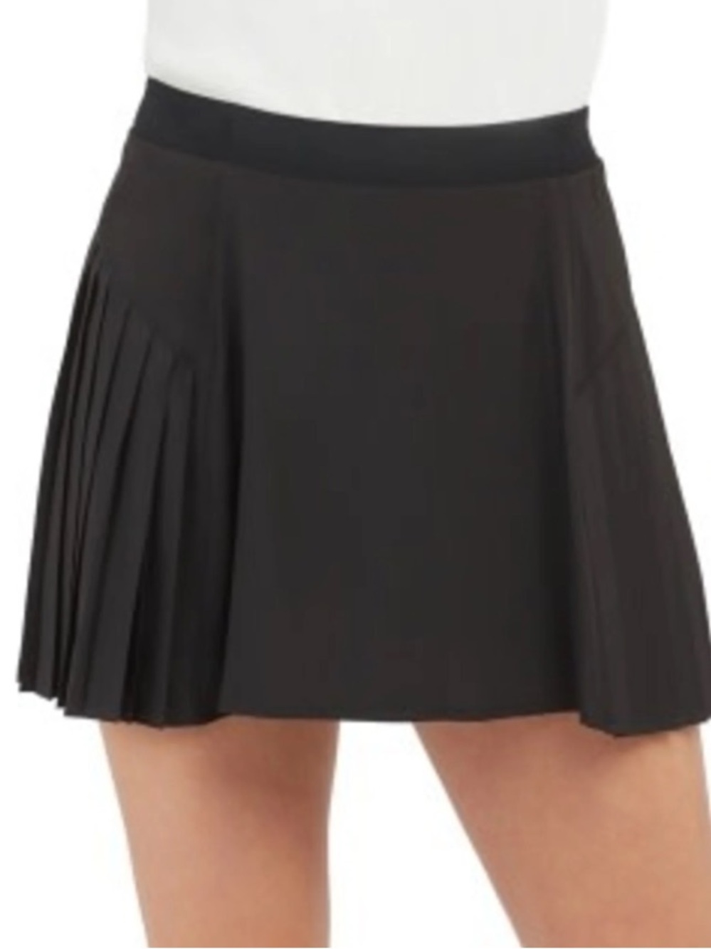 SPANX NEW get moving pleated skort black size S small NWT Tennis Pickleball